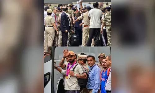 Victorious Indian team basks in euphoric welcome from fans in New Delhi