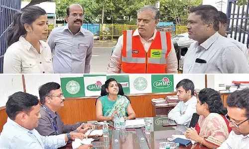 GHMC Commissioner conducts surprise inspections