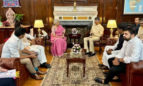 Chandrababu meets Nirmala Sitharaman, urges allocation of funds to AP in Union Budget