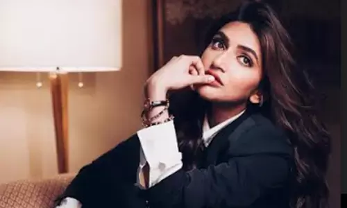 Sreeleela stuns in power-packed black pantsuit