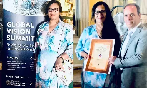 Ambika Ananth honoured at Global Vision Summit 2024