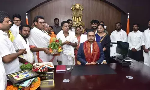 New collector Shyam Prasad takes charge