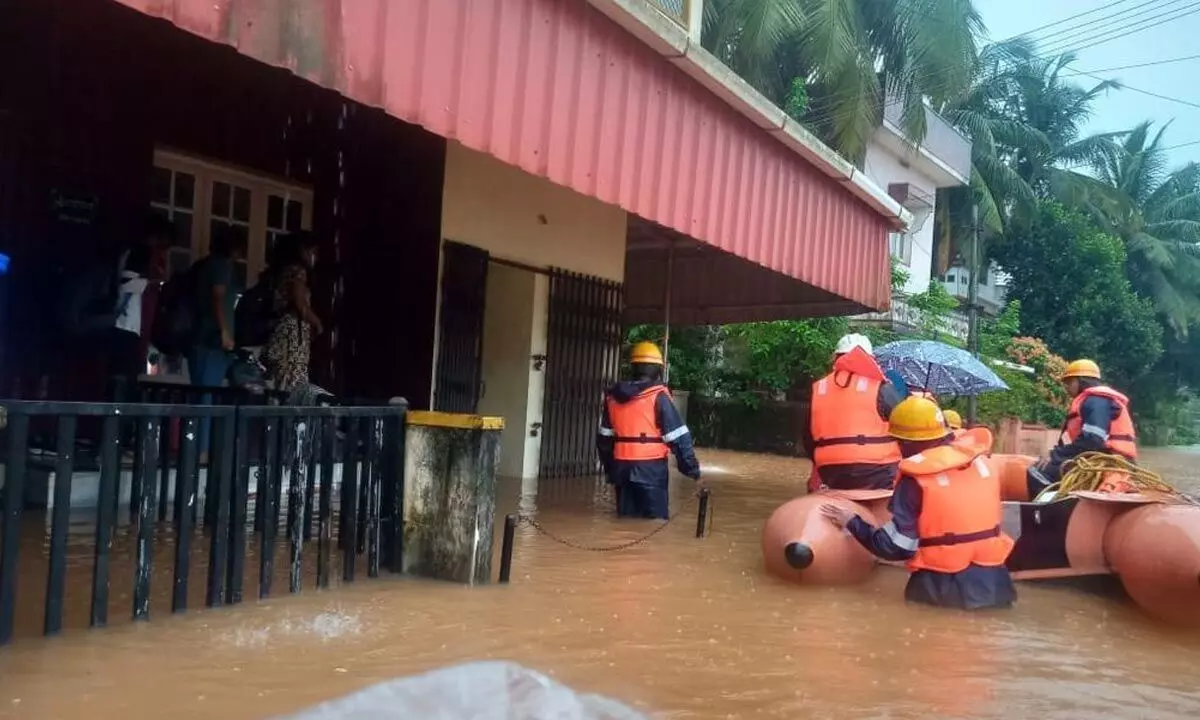Heavy rains lead to severe flooding in Udupi