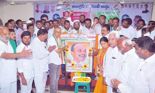 MP Raghuram pays rich tributes to YSR