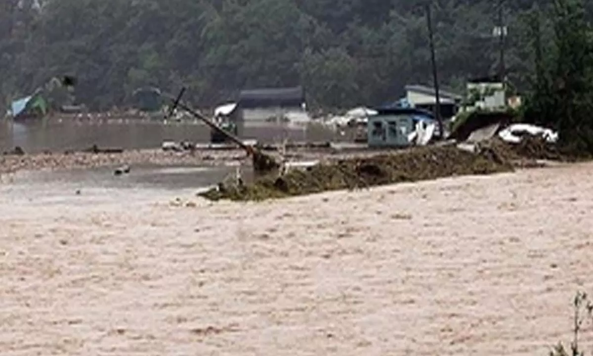 Death toll rises to five as heavy rains lash South Korea