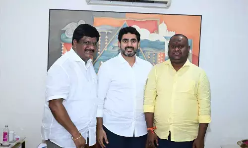 TDP MLA Boggala Dastagiri and Election Observers Meet Nara Lokesh