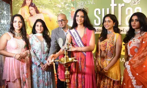 Miss Grand India Praachi Nagpal Inaugurates Sutraa Exhibition at Taj Krishna