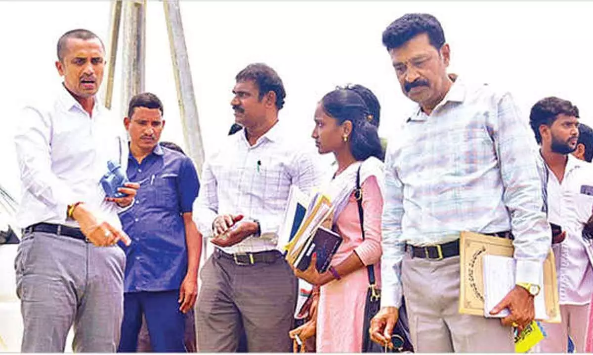 Collector inspects works, sanitation drive