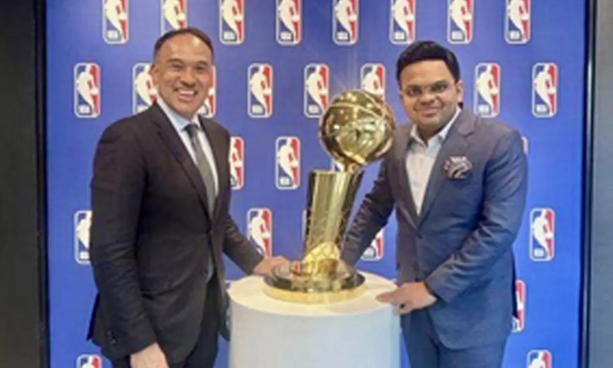 Jay Shah meets NBA Deputy Commissioner to share knowledge