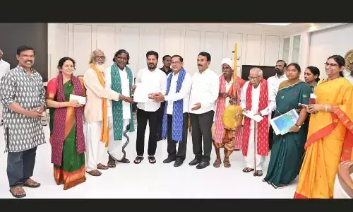 CM Revanth honours Padma Shri awardees with Rs 25L cheques