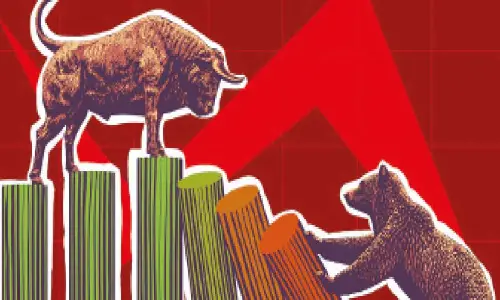 Key indices pare early losses, end lower on profit booking