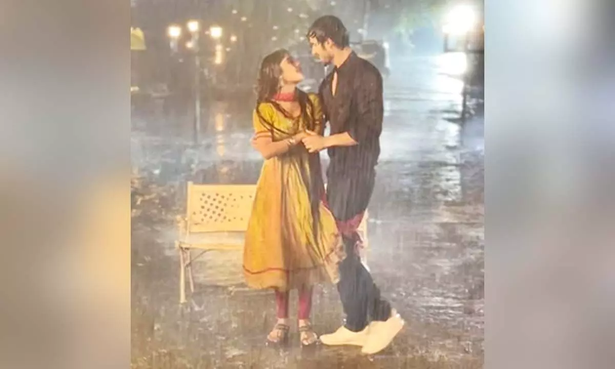 Paras Kalnawat, Adrija Roy shoot dreamy baarish wala romance’ for Kundali Bhagya