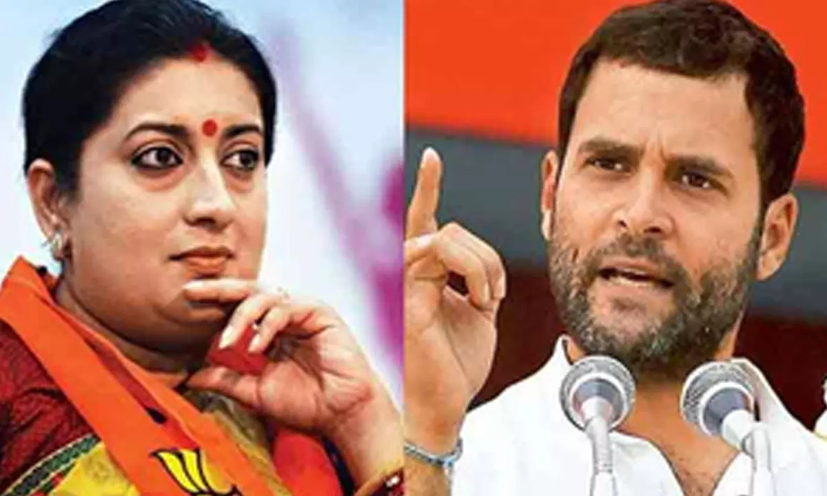 Don’t be nasty to Smriti Irani, LoP Rahul says on X; BJP calls it ‘most disingenuous’