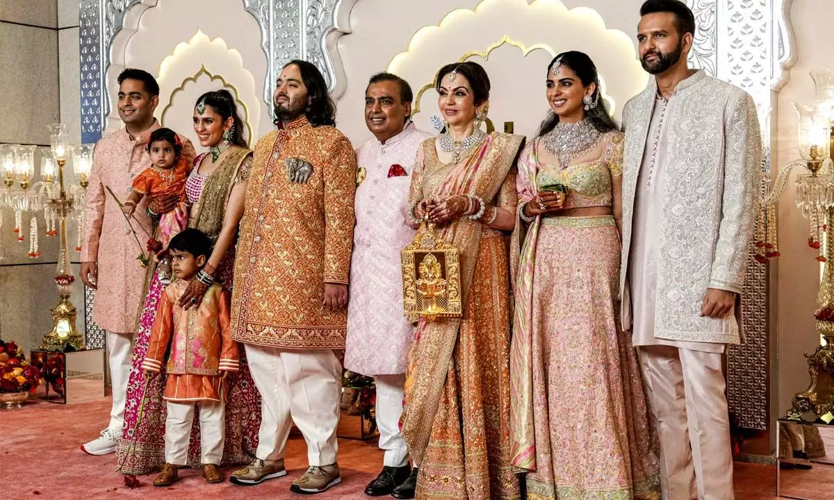 Anant Ambani and Radhika Merchant Wedding photos