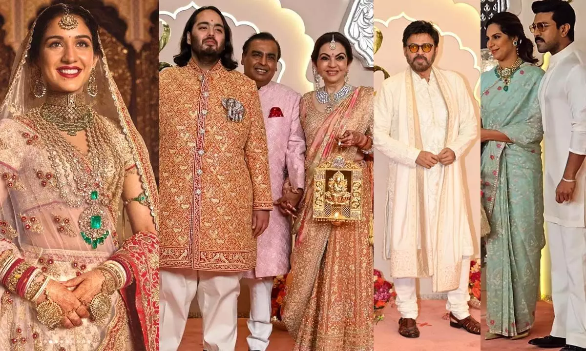 Anant Ambani and Radhika Merchant Wedding photos