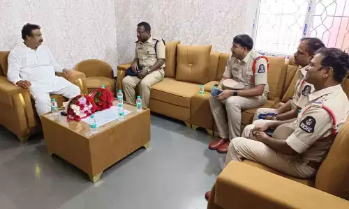 Cantonment MLA Sri Ganesh Conducts Review Meeting with Police Officers