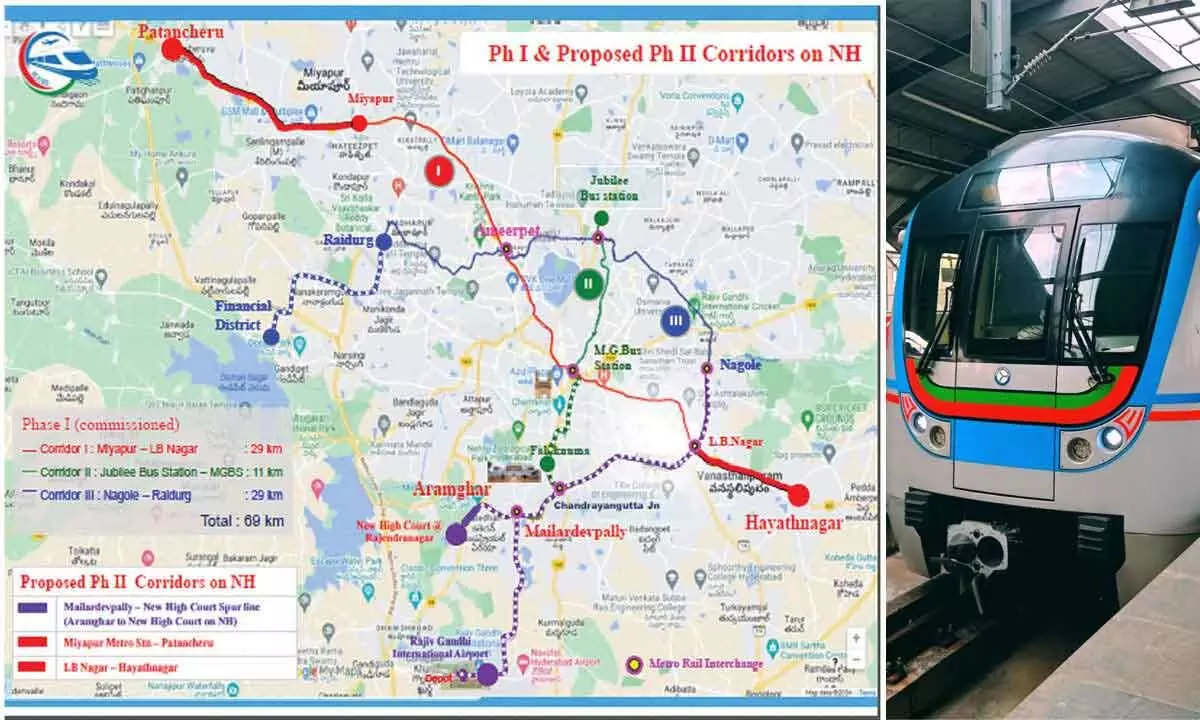 HMR finalising DPR on LB Nagar, Hayathnagar Metro Phase-II corridor