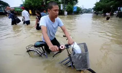 Floods force closure of schools in central Myanmar