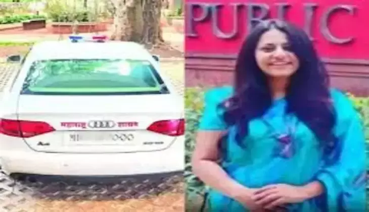 Trainee IAS Officer Puja Khedkars Audi Seized by Pune Traffic Police Amid Allegations