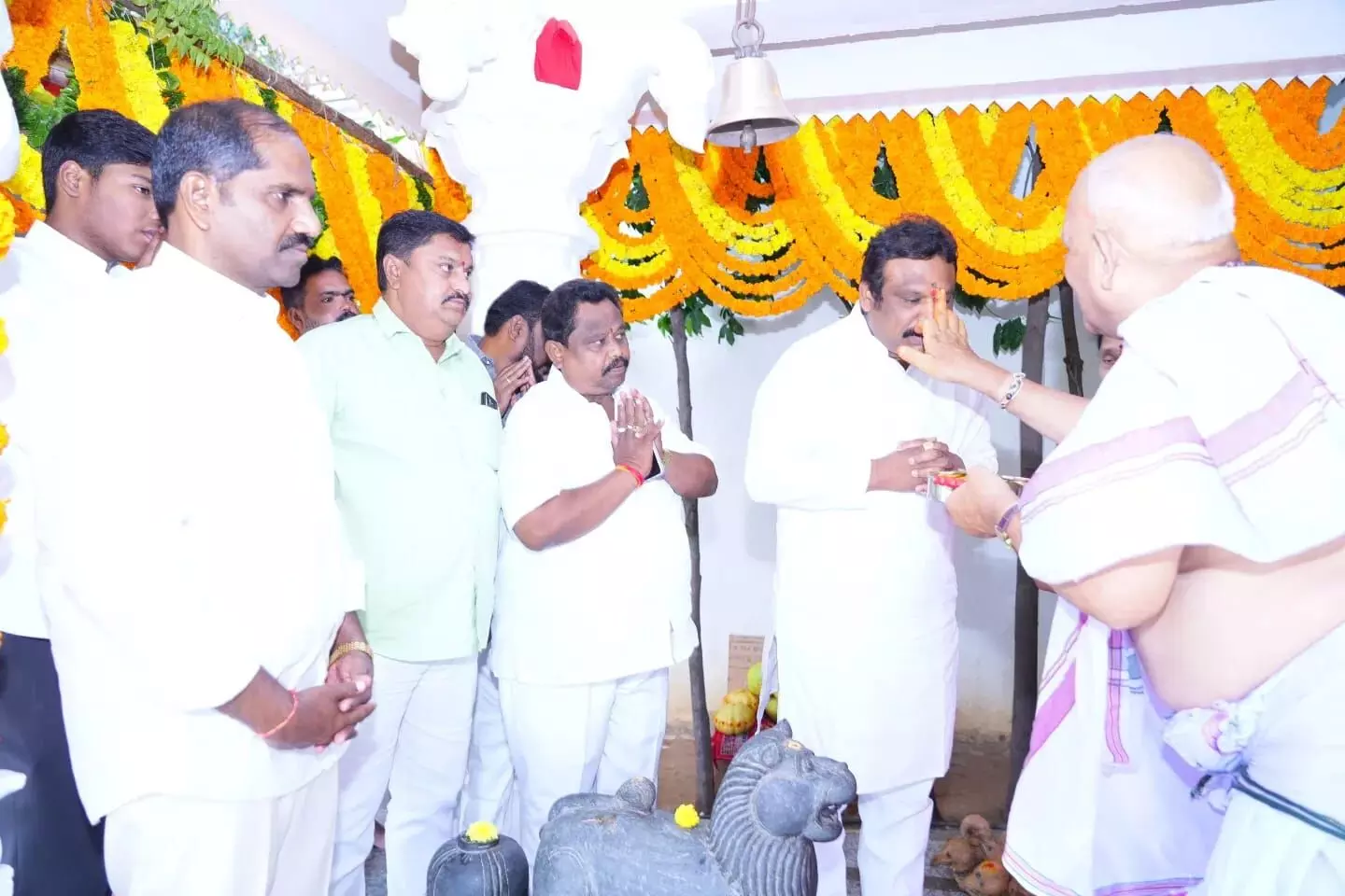 Secunderabad cantonment MLA Ganesh Joins Bonala Festival Celebrations at Praja Bhavan