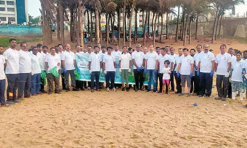 BPCL holds cleanliness drive at RK Beach
