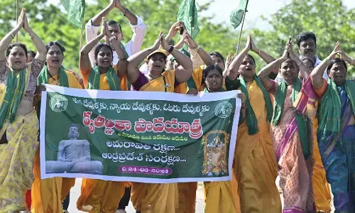 Farmers of Amaravati express gratitude with thanksgiving march to Tirumala