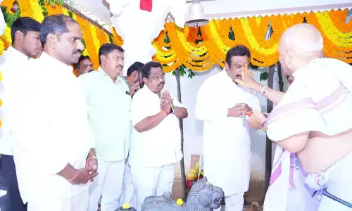 Secunderabad cantonment MLA Ganesh Joins Bonala Festival Celebrations at Praja Bhavan
