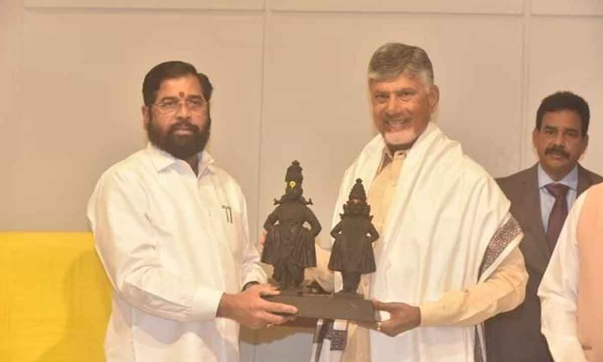 Shinde, Naidu agree to work closely on infra, development