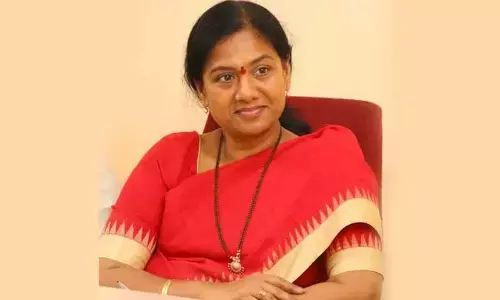 MLA Sirisha files complaint against Appala Raju