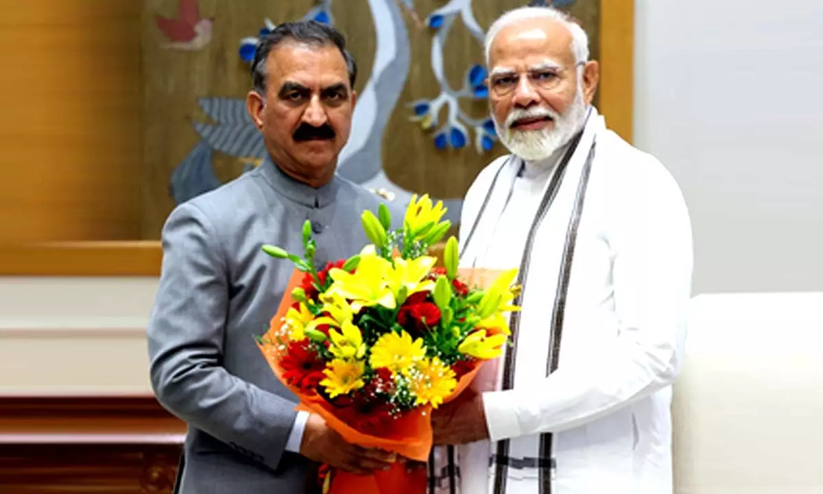 Himachal CM meets PM Modi, seeks support for green state initiatives