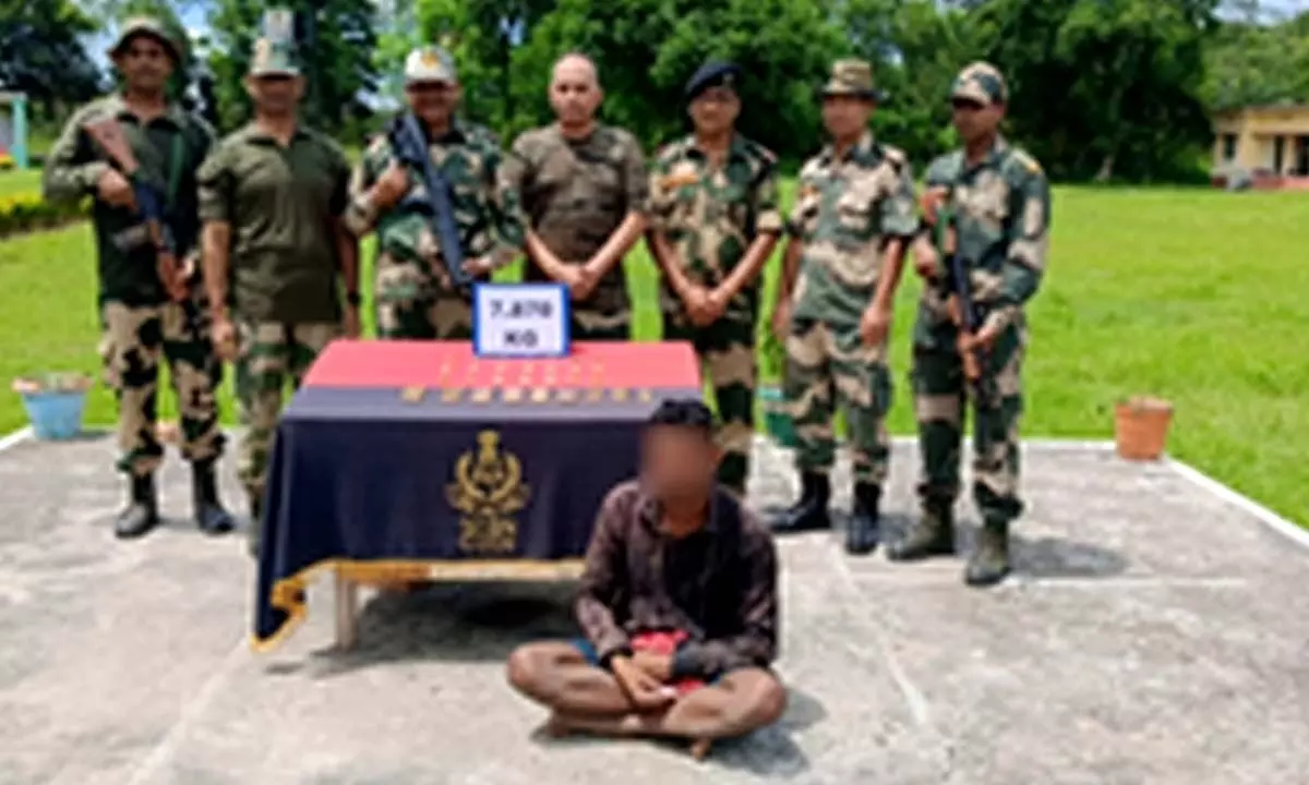 BSF nabs smuggler from near Bangladesh border with gold worth Rs 5.82 crore