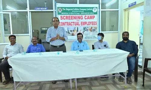 Medical camp for contract workers