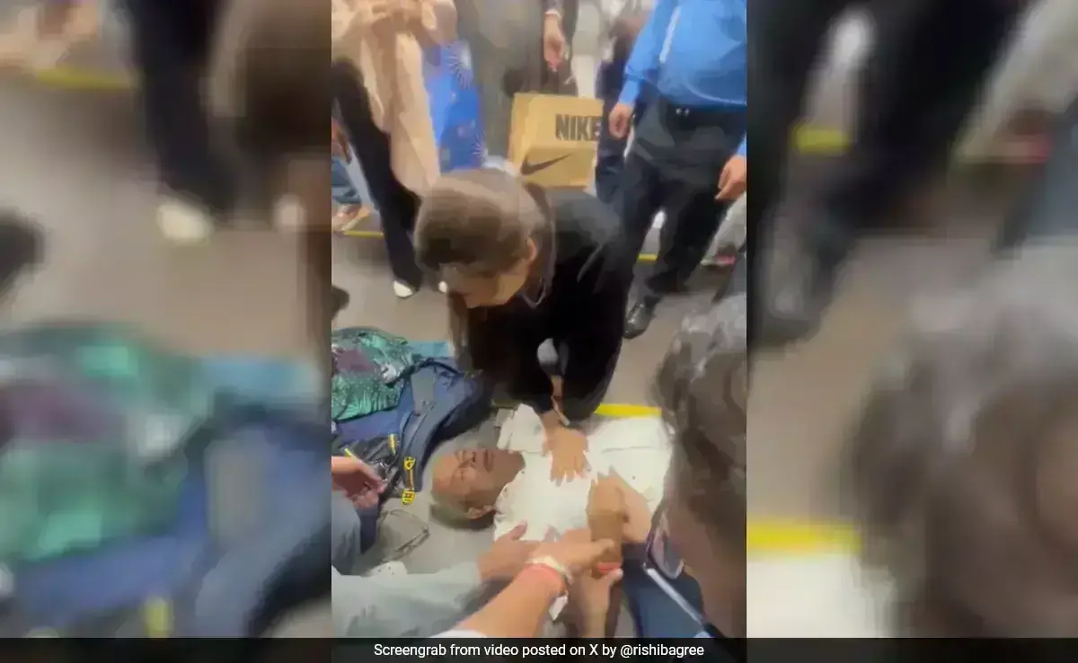 Watch The Viral Video Of Doctors Quick Actions Saving Lives At Delhi Airport And On Air India Flight