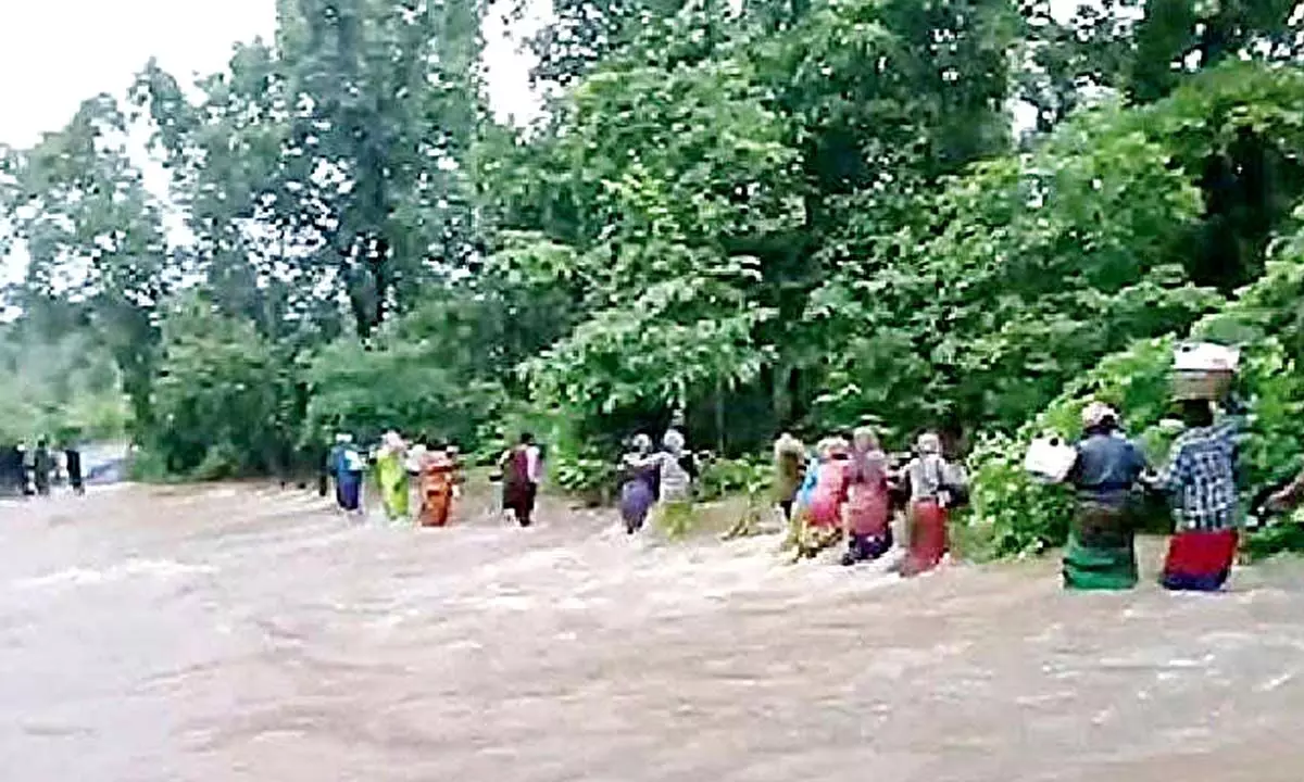 Heavy rains lash parts of Andhra