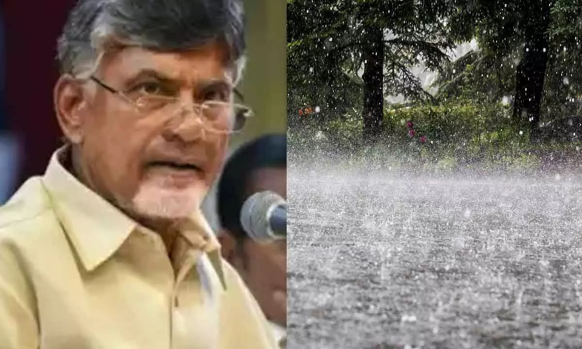 Chandrababu Holds Video Conference on Heavy Rains, asks officials to be vigilant