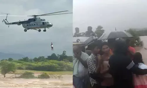 41 stranded in Peddavagu floodwaters rescued