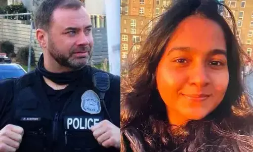 US cop who laughed after Indian students death fired