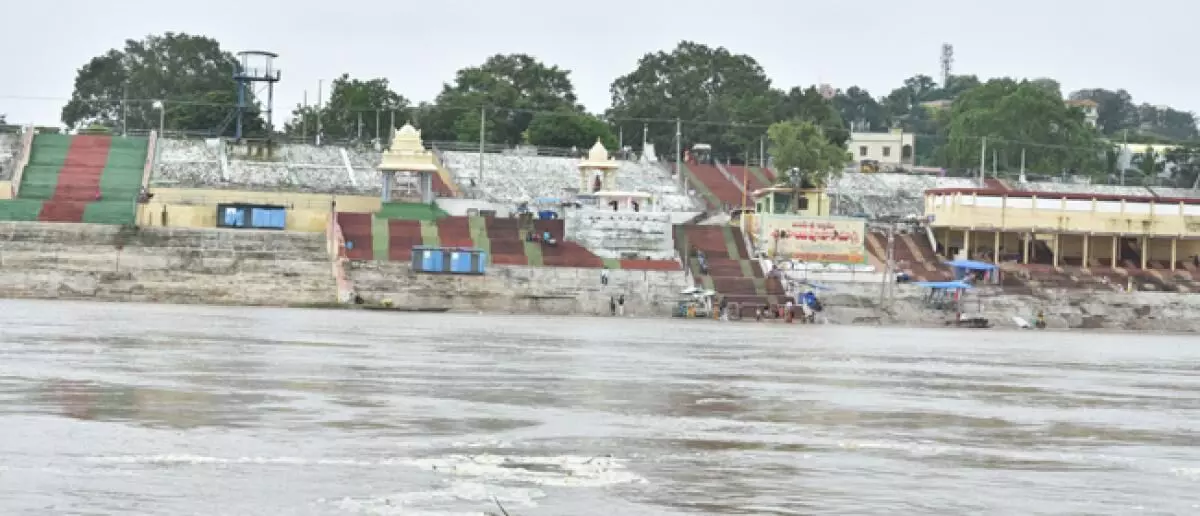 Godavari river rises at Bhadrachalam, water level reaches 31.50