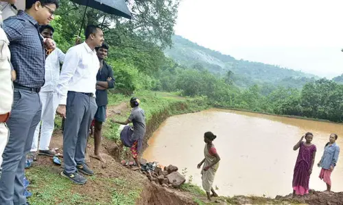 Collector A Shyam Prasad visits hill top village, checks conditions
