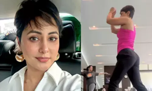 Hina Khan is taking one step at a time as she drops workout video amid chemotherapy