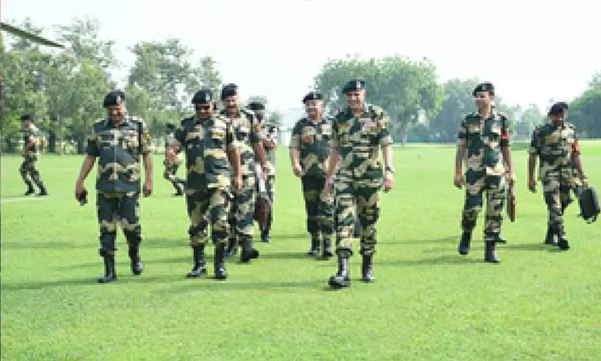 BSF chief inspects International Border in Jammu, interacts with personnel