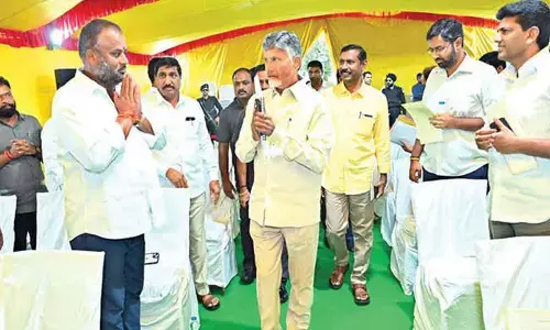 CM N Chandrababu Naidu tells MPs to focus on getting funds