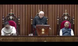 Ysrcp mlas came wearing black scarfs shouted for 10 mts and walked out. Governor continues his speech without interruption Ysrcp mlas came wearing black scarfs shouted for 10 mts and walked out. Governor continues his speech without interruption