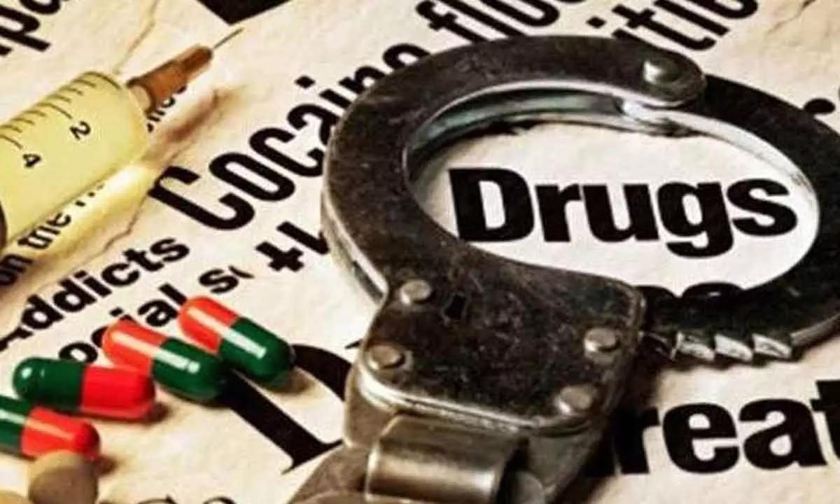 Man, son arrested for drug peddling