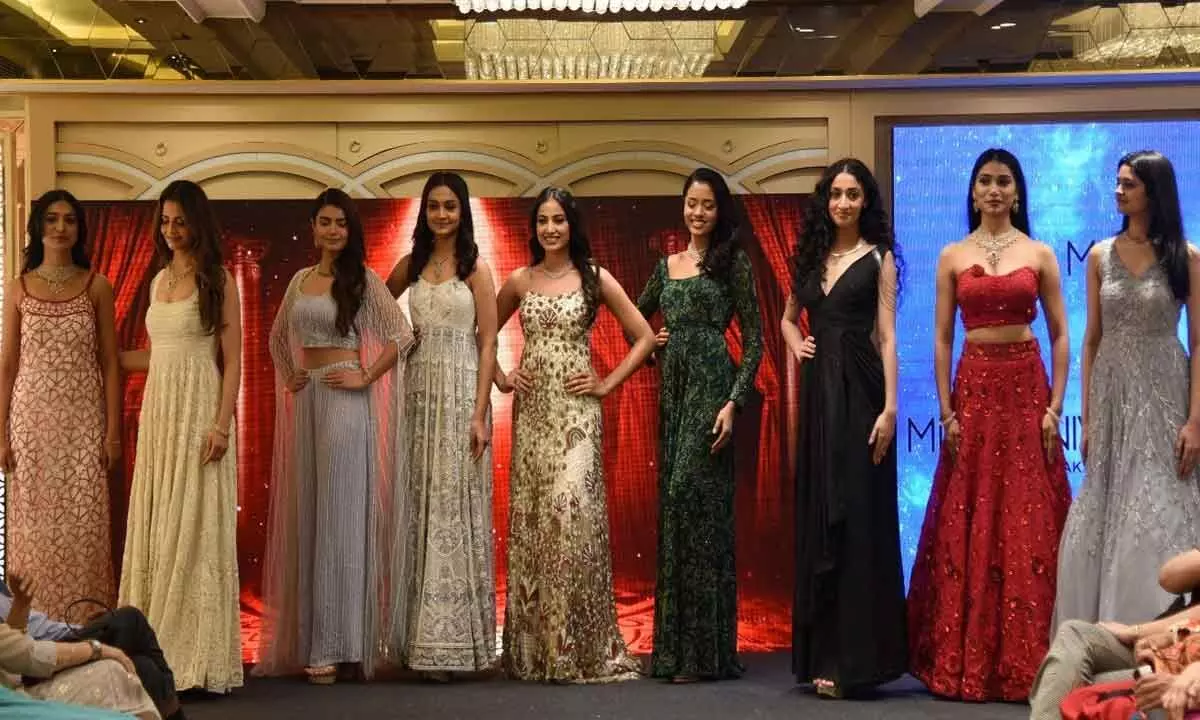 Gorgeous beauties ; Miss Universe State Telangana, AP and Karnataka grand finale held in Hyderabad