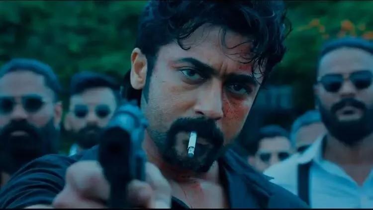 Suriya and Karthik Subbaraj unite for intense gangster drama; drops teaser