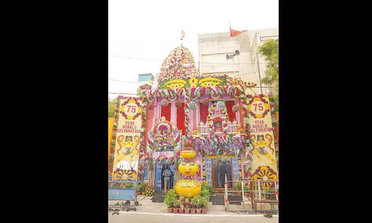 A Testimony to Communal Harmony: Temple, dargah spruced up for Bonalu celebrations