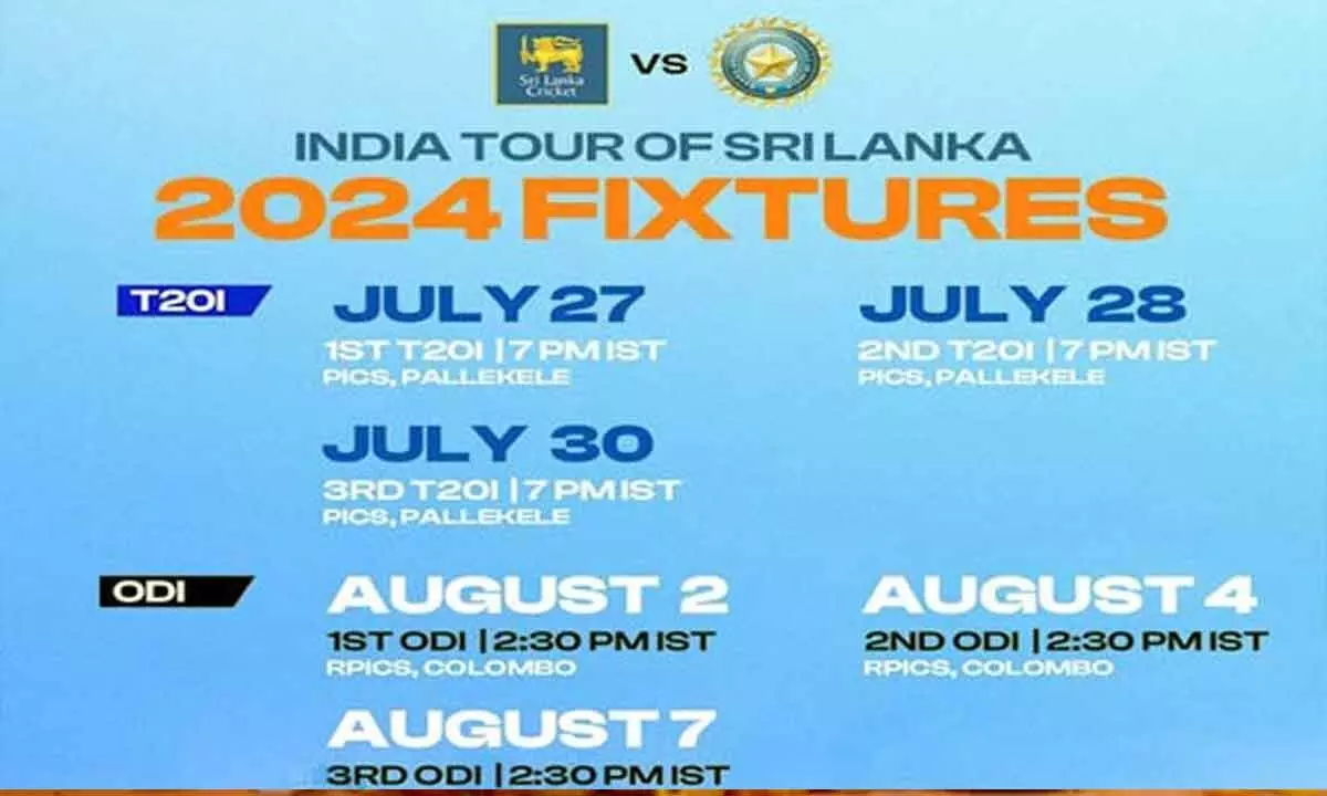 IND Vs SL 2024 series to begin from July 27, here is schedule