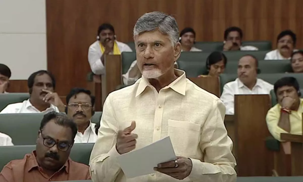 AP CM Chandrababu Criticizes Land Titling Act During debate in Assembly