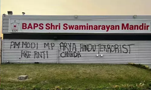BAPS Hindu temple in Canada vandalised